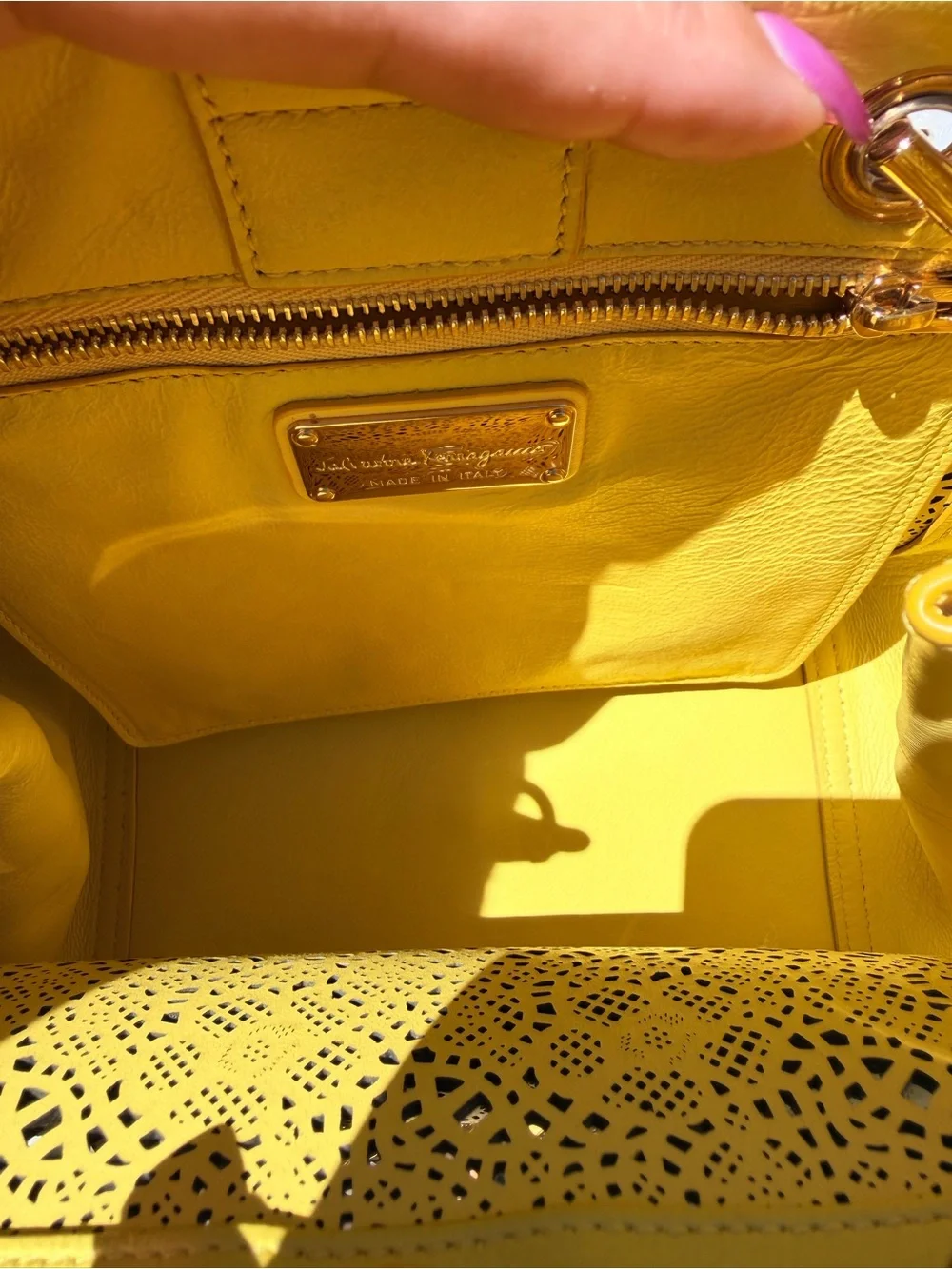 Salvatore Ferragamo LaserCut Tote - Picture 5 of 6